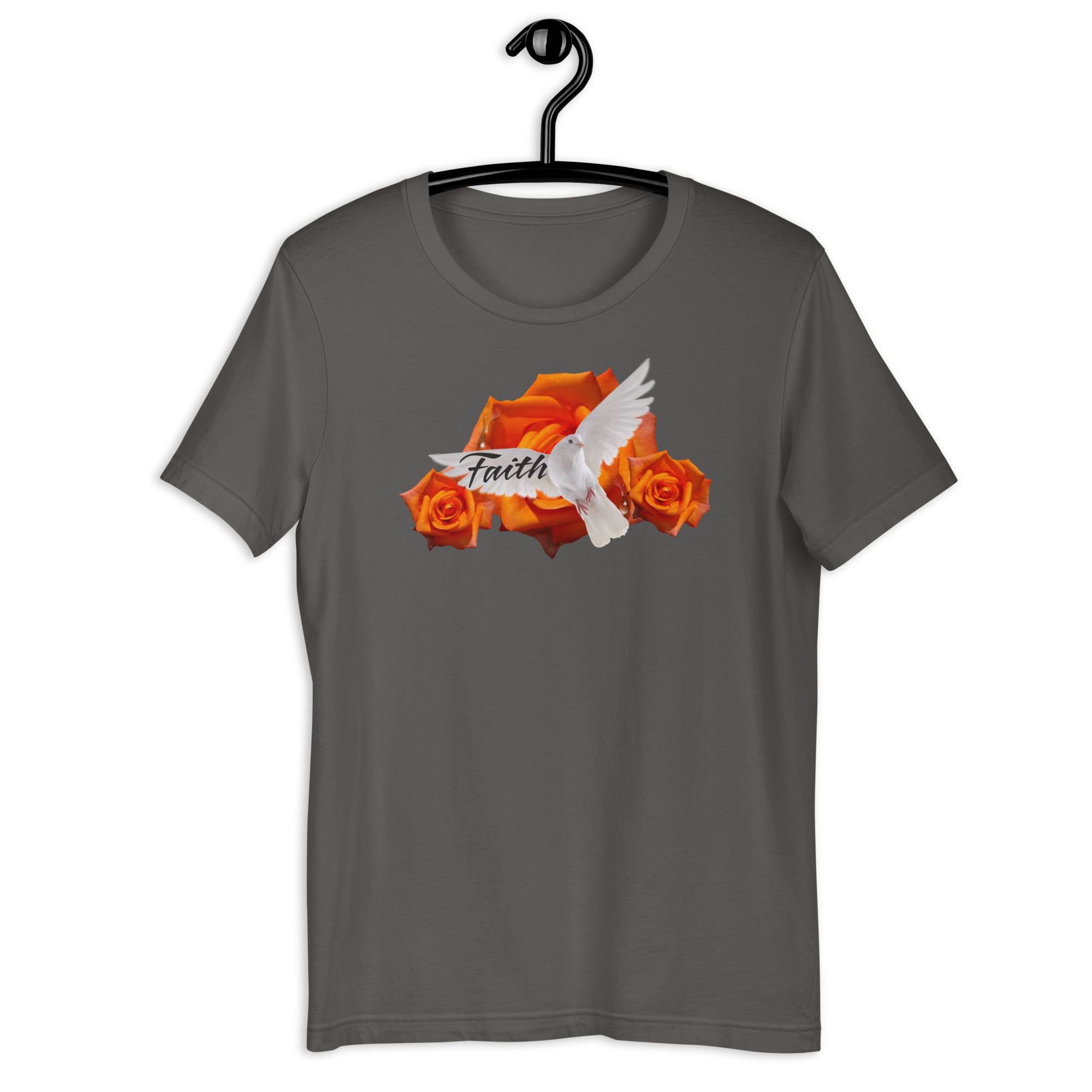 Orange Faith - Unisex t-shirt - Charcoal