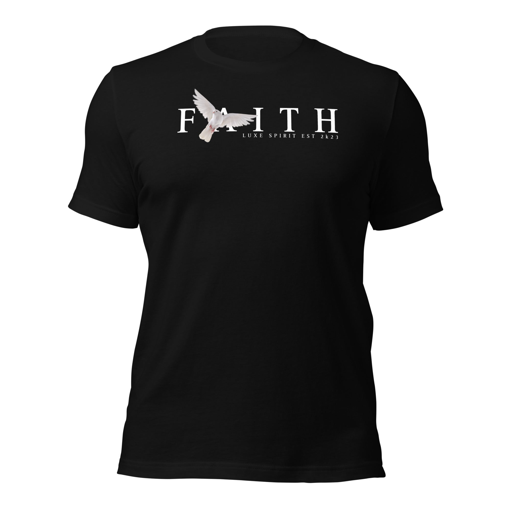 Faith Dove Unisex t-shirt - Black