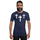 Cross Shirt - Faith Behavior - Navy