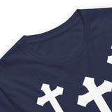 Cross Shirt - Faith Behavior - Navy